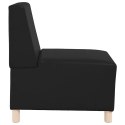 Sofa Fotel Czarny 55 cm Skóra ekologiczna Lumarko!