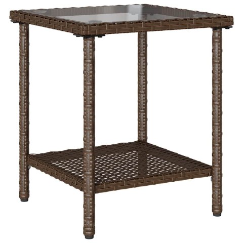 Sofa ogrodowa ze stołem i poduszkami w kształcie litery L Lumarko!