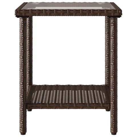 Sofa ogrodowa ze stołem i poduszkami w kształcie litery L Lumarko!