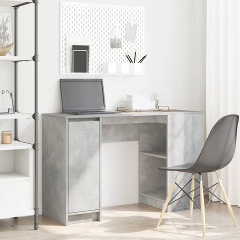 Biurko Beton Szary 120x42x76 cm Drewno klejone Lumarko!