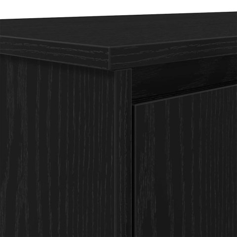 Biurko Czarny Dąb 120x42x76 cm Drewno klejone Lumarko!