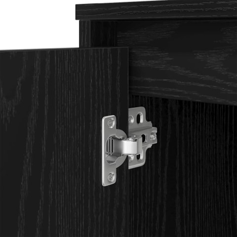 Biurko Czarny Dąb 120x42x76 cm Drewno klejone Lumarko!