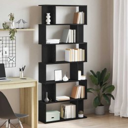 Regał biblioteczny Czarny Dąb 80x24x190,5 cm Drewno klejone Lumarko!