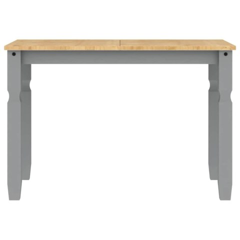 5-częściowy zestaw jadalny „Panama" Szary lite drewno sosnowe Lumarko!