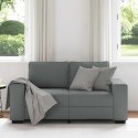 Sofa 2-osobowa Ciemnoszara 120 cm Tkanina Lumarko!