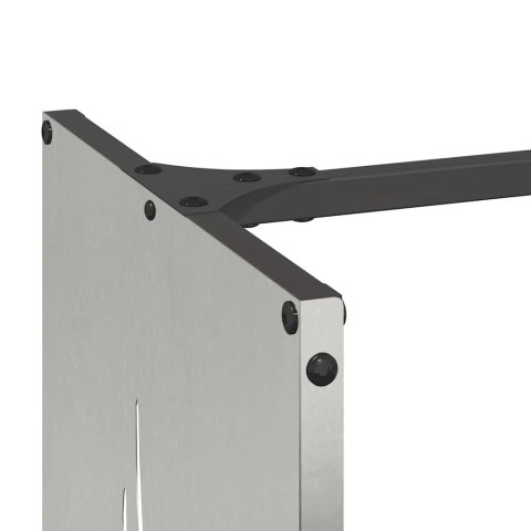 Stojak na drewno opałowe 40x30x80 cm Stal nierdzewna Lumarko!