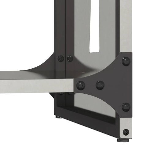 Stojak na drewno opałowe 40x30x80 cm Stal nierdzewna Lumarko!