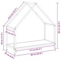Stojak na drewno opałowe Oliwkowo-zielony 60x25x60 cm Lumarko!