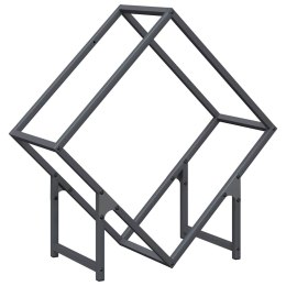 Stojak na drewno opałowe antracyt 60x25x60 cm Lumarko!