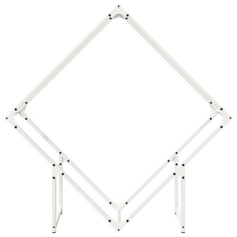 Stojak na drewno opałowe biały 100x25x100 cm Lumarko!