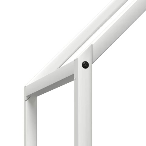 Stojak na drewno opałowe biały 60x25x60 cm Lumarko!