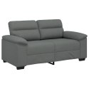 Sofa 2-osobowa Ciemnoszara 120 cm Tkanina Lumarko!