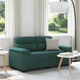 Sofa 2-osobowa Ciemnozielona 120 cm Tkanina Lumarko!