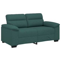 Sofa 2-osobowa Ciemnozielona 120 cm Tkanina Lumarko!