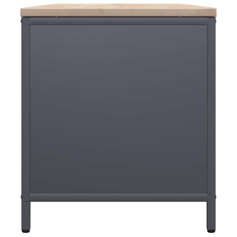 Stojak na drewno opałowe z drewnianym blatem, 100,5x35,5x40 cm Lumarko!