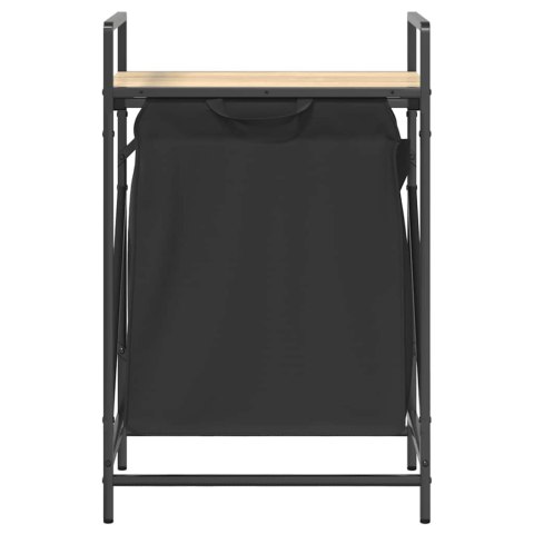 Kosz na pranie 1 komora z półką, dąb sonoma Lumarko!