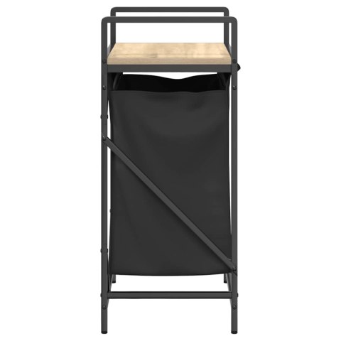 Kosz na pranie 1 komora z półką, dąb sonoma Lumarko!