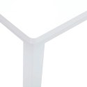 Ławka 110 cm Biała lite drewno guma Lumarko!