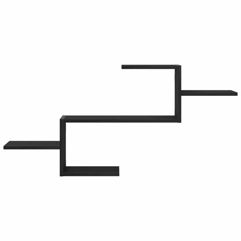 Półka ścienna, czarny dąb, 104x15x49cm, materiał drewnopochodny Lumarko!