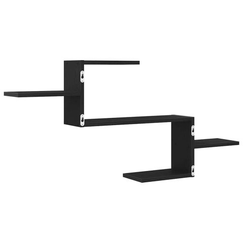 Półka ścienna, czarny dąb, 104x15x49cm, materiał drewnopochodny Lumarko!