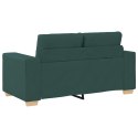 Sofa dwuosobowa, ciemnozielona, 120 cm, tkanina Lumarko!