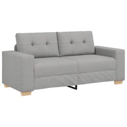 Sofa dwuosobowa, szara chmurowy, 140 cm, tkanina Lumarko!