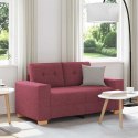 Sofa dwuosobowa, wino czerwone, 120 cm, tkanina Lumarko!