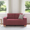 Sofa dwuosobowa, wino czerwone, 120 cm, tkanina Lumarko!