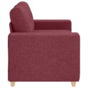 Sofa dwuosobowa, wino czerwone, 120 cm, tkanina Lumarko!