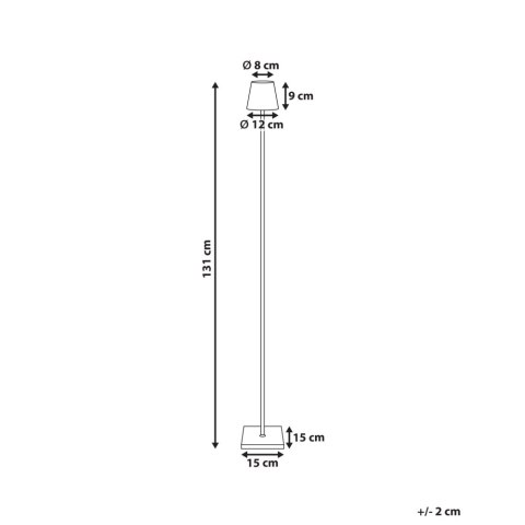 Bezprzewodowa lampa podłogowa LED GAVARRESA Metal Zielony