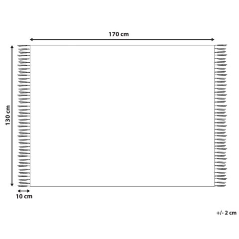 Koc RESHA 130 x 170 cm Kolorowy