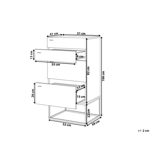 Komoda jasne drewno ACRA