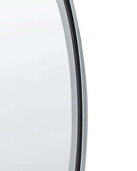 Lustro łazienkowe LED BROGNON 60 cm 60 cm Wbudowany głośnik Bluetooth Srebrny