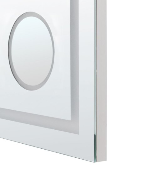 Lustro łazienkowe LED THAIX 80 cm 60 cm Srebrny