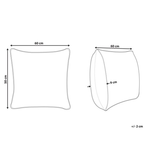 Poduszka poliestrowa wysoka 50 x 60 cm TRIGLAV