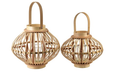 LUCIE NATURAL Lampion 32xh27cm Lumarko!