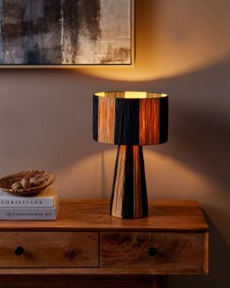 Lampa stołowa WELMEL Plecionka Czarny Lumarko!