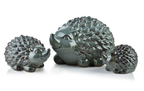 MAVE BLUE Figura jeż ceramiczny 23x16x14cm Lumarko!