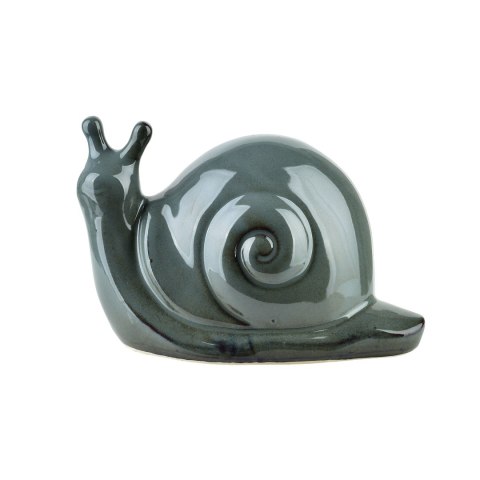 MAVE BLUE Figura ślimak ceramiczny 19x11x11cm Lumarko!