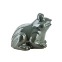 MAVE BLUE Figura żaba ceramiczna 16x15,5x13cm Lumarko!