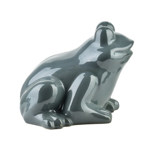MAVE BLUE Figura żaba ceramiczna 21x22x17cm Lumarko!