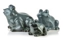 MAVE BLUE Figura żaba ceramiczna 27x26x20,5cm Lumarko!