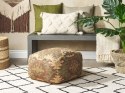 Puf jutowy 50 x 50 x 30 cm wielokolorowy CUMBUM Lumarko!