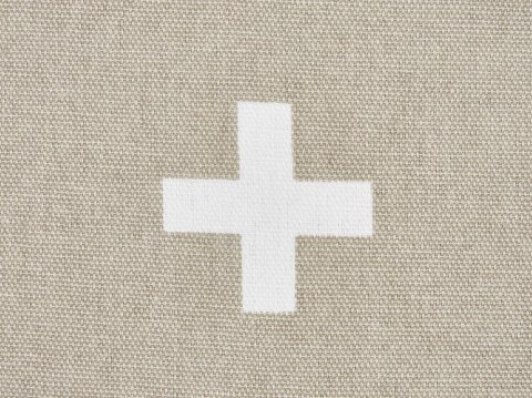 Zestaw 2 poduszek dekoracyjnych VELLEIA Bawełna 45 x 45 cm Beżowoszary Wzór geometryczny