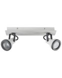 Lampa spot 2-punktowa BARO Regulowana Metal Biały Lumarko!