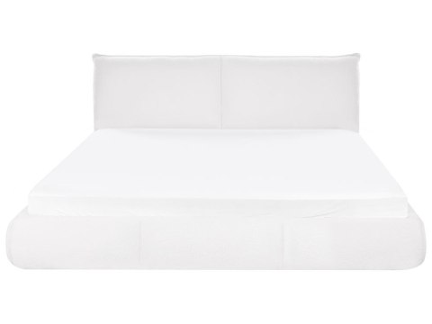 Łóżko wodne Boucle VINAY 180 x 200 cm Biały