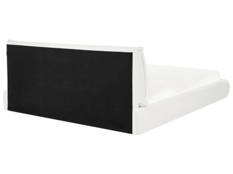 Łóżko wodne Boucle VINAY 180 x 200 cm Biały
