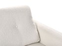 Sofa 2-osobowa boucle biała TUVE Lumarko!