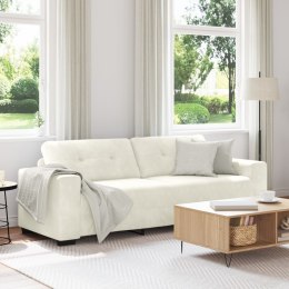 Aksamit kremowy Tkanina aksamitna Średni Wytrzymały Sofa Lumarko!