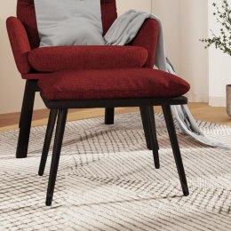 Podnóżek, winna czerwień, 45x29,5x35 cm, tkanina i ekoskóra Lumarko!